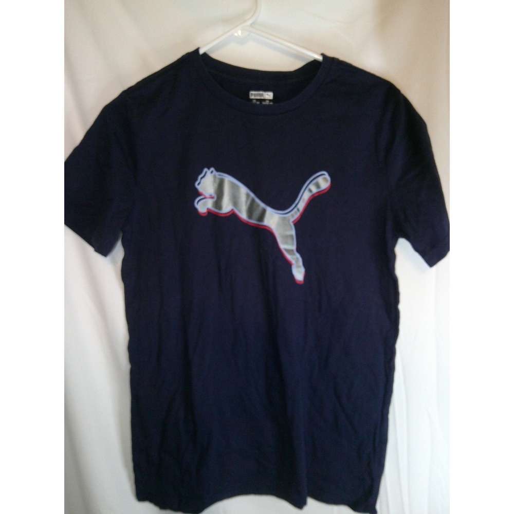 Puma Graphic T-Shirt Big Cat Logo‎ Activewear Tee Shirt XL(18-20)
